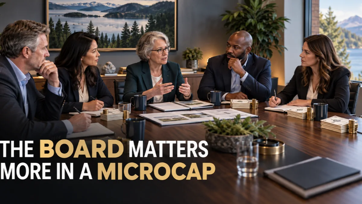 Cover of The Board Matters More in a Microcap