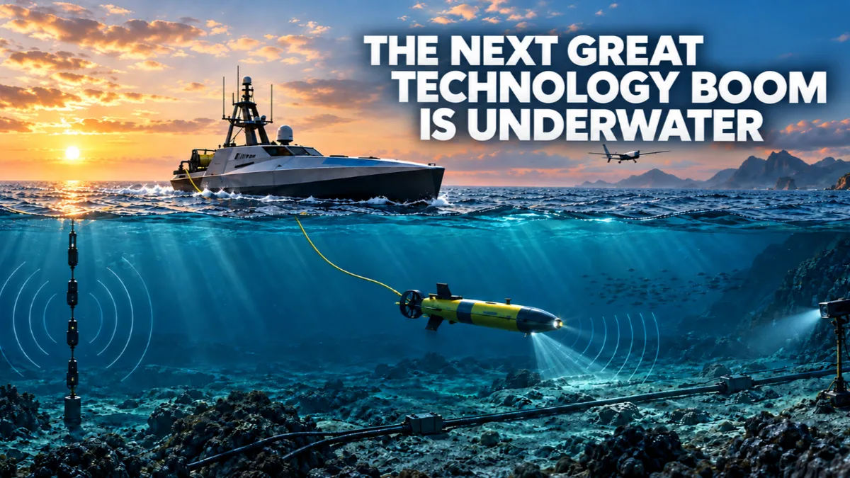 Cover of Paul Andreola’s article on the marine technology opportunity